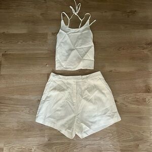 Halter Top and Shorts Set